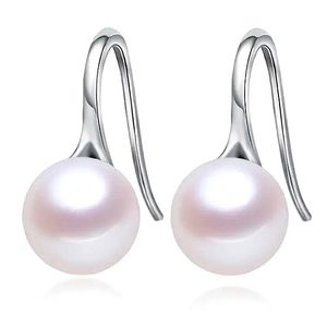 S925 Freshwater Pearls Hook Earrings